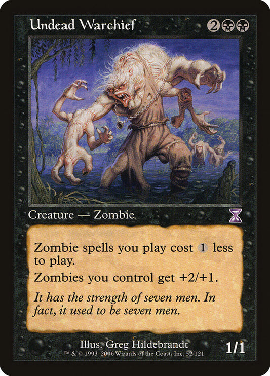 Undead Warchief (52) - Time Spiral Timeshifted (TSB)
