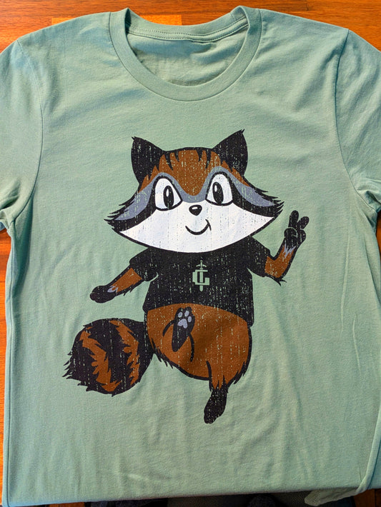 Geek Peek Official T-Shirt Peace Racoon "Can I Has Sparkleboard" 2025 Drop