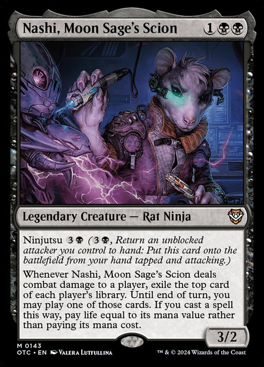 Nashi, Moon Sage's Scion (143) - Outlaws of Thunder Junction Commander (OTC)