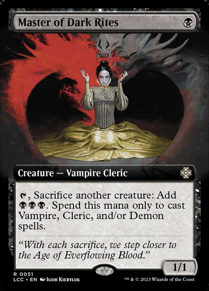 Master of Dark Rites (51) - The Lost Caverns of Ixalan Commander (LCC)