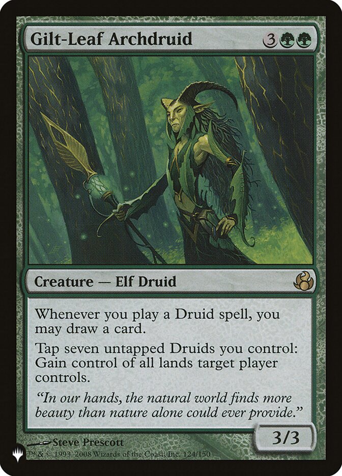 Gilt-Leaf Archdruid (MOR-124) - The List (PLST)