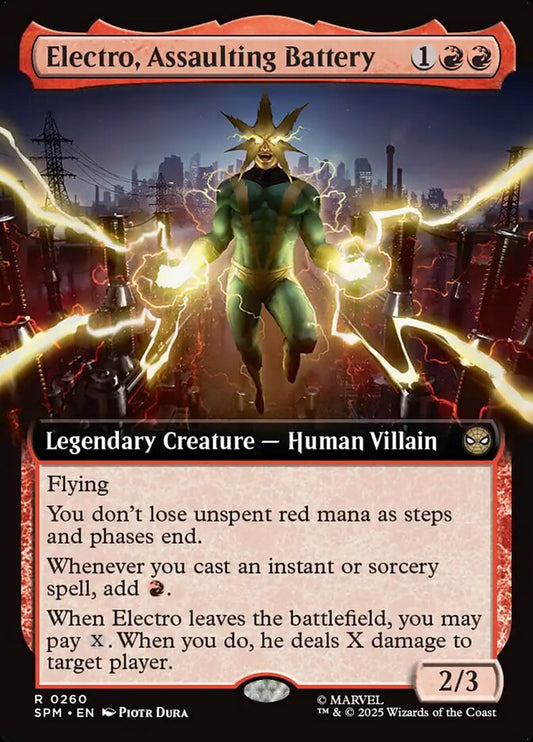 Electro, Assaulting Battery (260) - Marvel's Spider-Man (SPM)