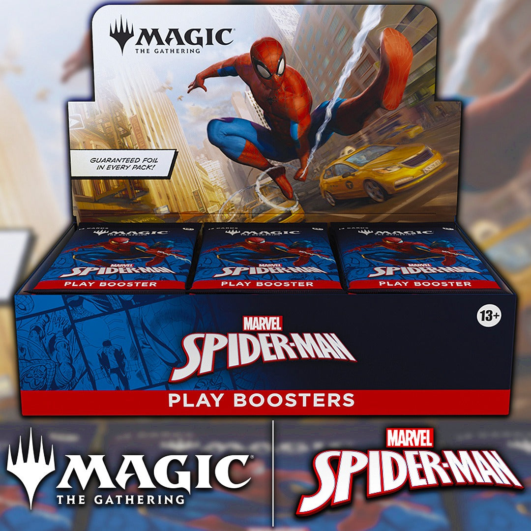 Magic: The Gathering - Marvel's Spider-Man Play Booster Box - Pre-Order Releases on 09/26/25 Magic: The Gathering - Marvel's Spider-Man Play Booster Box - Pre-Order Releases on 09/26/25