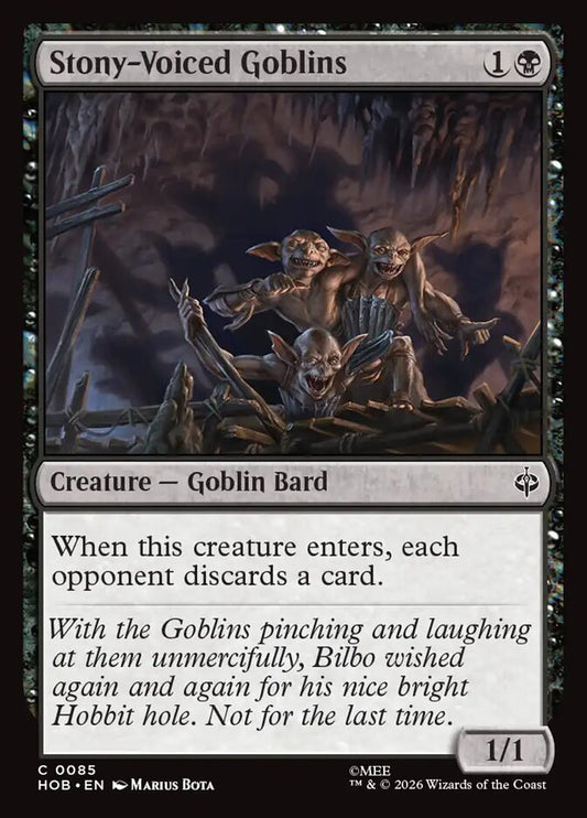Stony-Voiced Goblins (85) - The Hobbit (HOB)