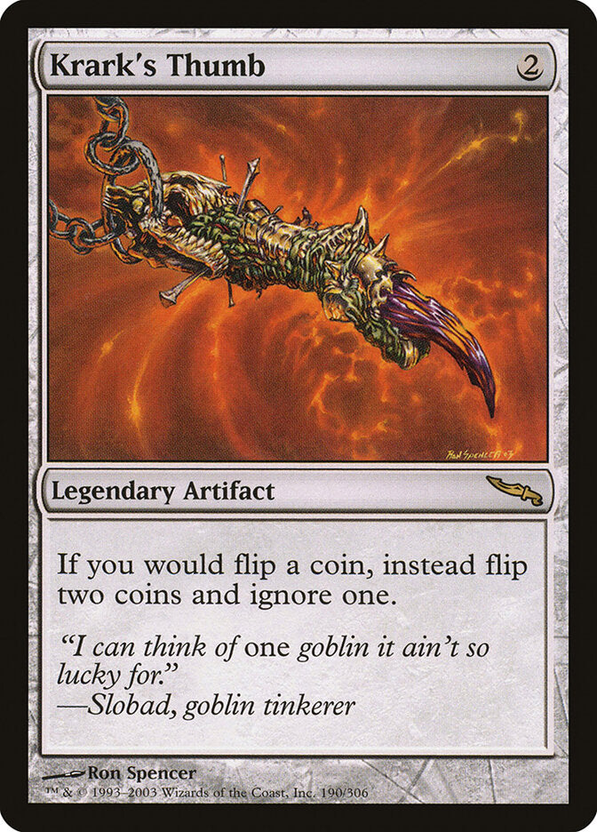 Krark's Thumb (190) - Mirrodin (MRD)