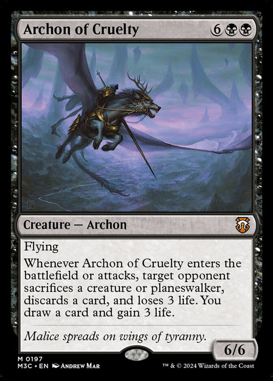 Archon of Cruelty (197) - Modern Horizons 3 Commander (M3C)
