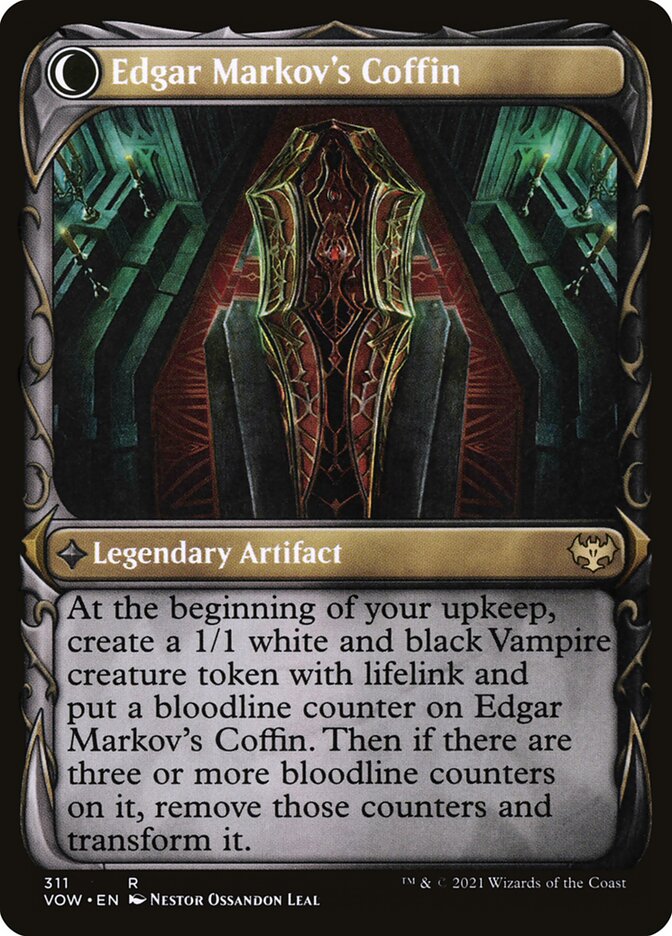Edgar, Charmed Groom // Edgar Markov's Coffin (311) - Innistrad: Crimson Vow (VOW)