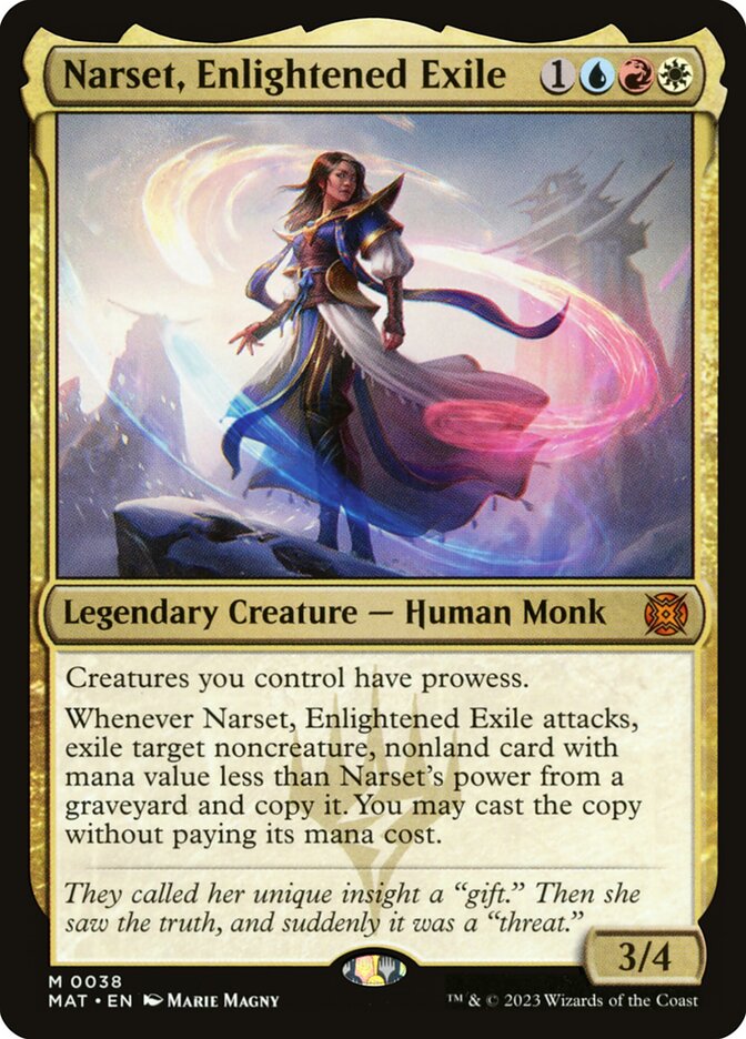 Narset, Enlightened Exile (38) - March of the Machine: The Aftermath (MAT)