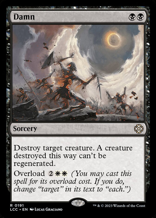 Damn (191) - The Lost Caverns of Ixalan Commander (LCC)