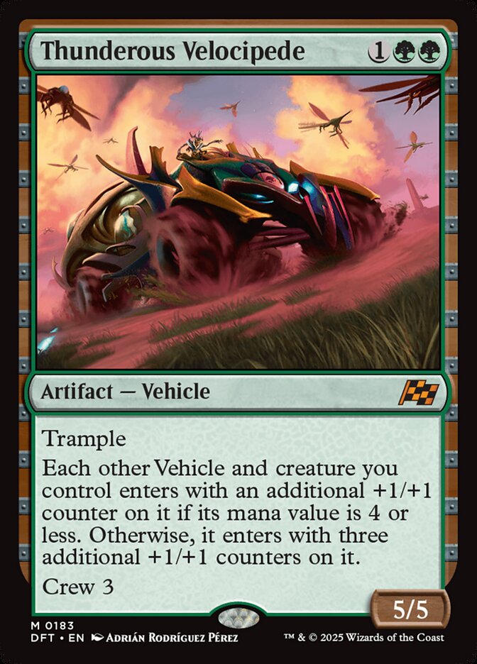 Thunderous Velocipede (183) - Aetherdrift (DFT)