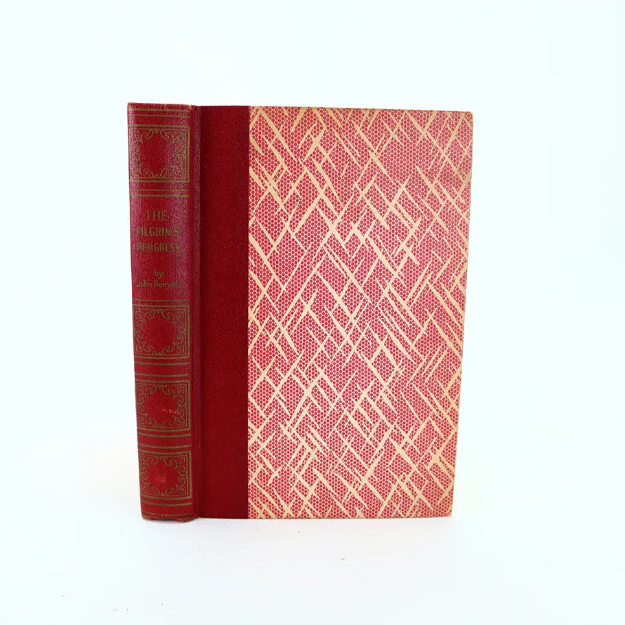 Vintage The Pilgrim's Progress John Bunyart Hardcover Book Front Cover