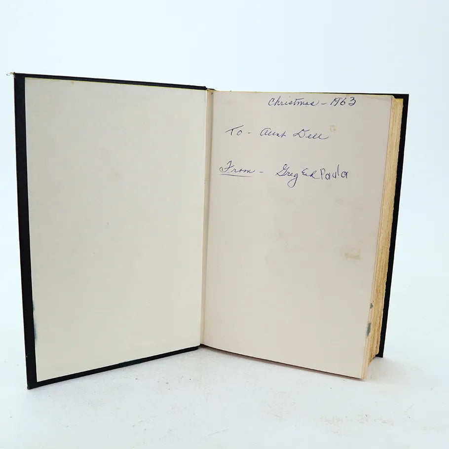 1936 The Best Loved Poems of the American People Selected by Hazel Felleman Inside Cover with Writing