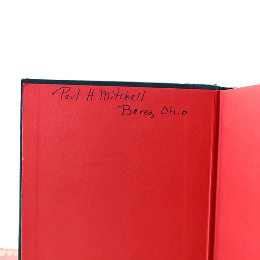 1947 Adversary inn the House Irving Stone Hardcover Book Inside Book Cover with Writing