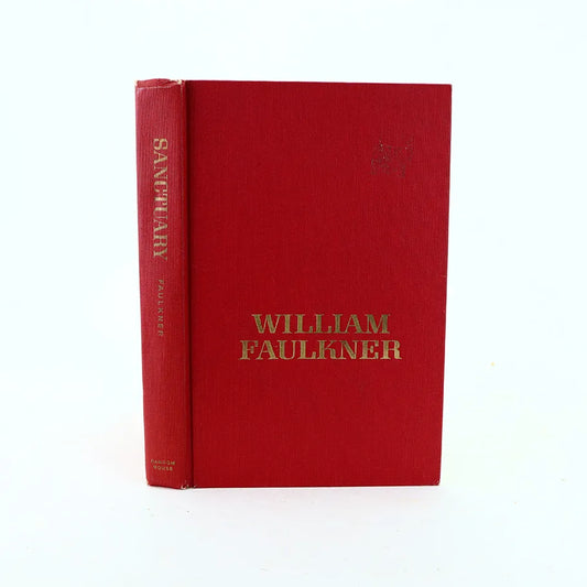 1958 Santuary William Faulkner Hardcover Book Front Cover View