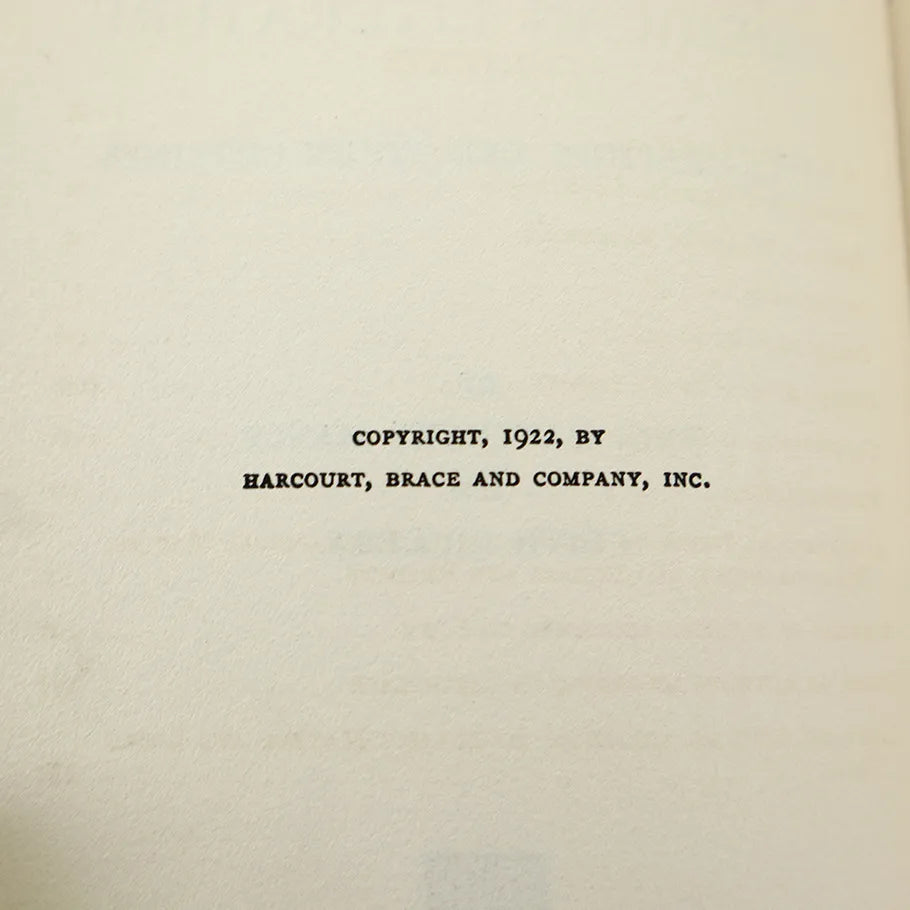1922 Contemporary American Literature Bibliographies and Study Outlines John Matthews Manly Edith Rickert Hardcover Book Copyright