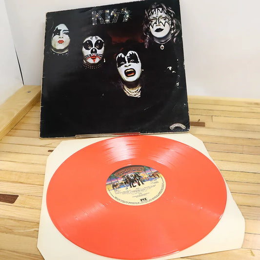 KISS Casablanca Record and Filmworks Rare Red Wax UK Debut Release 1974 F/VG+