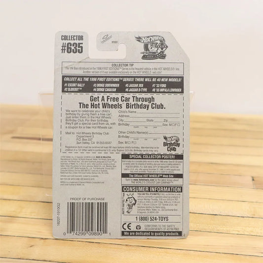 Hot Wheels 1998 First Editions '65 Impala Lowrider #8 of 40 Back View