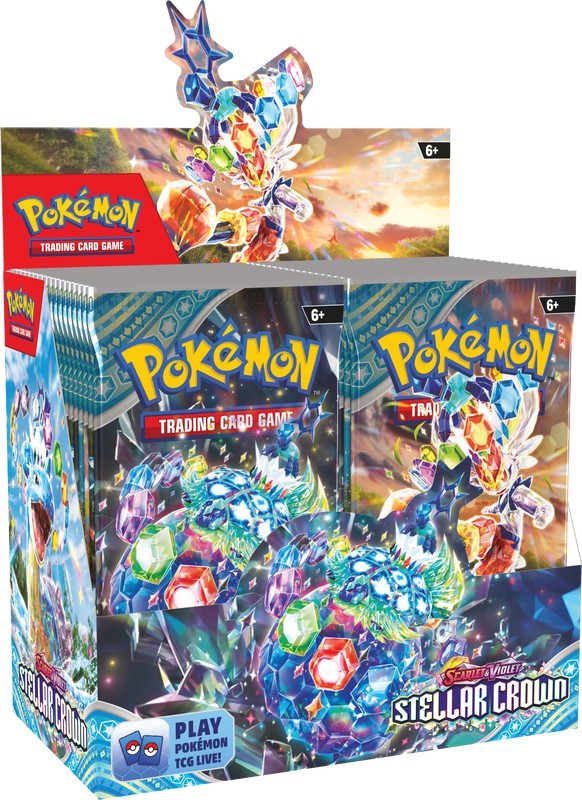 Pokemon TCG: Scarlet & Violet 7 - Stellar Crown Booster Box - Pre-Order Release 09/13/24 Pokemon TCG: Scarlet & Violet 7 - Stellar Crown Booster Box - Pre-Order Release 09/13/24