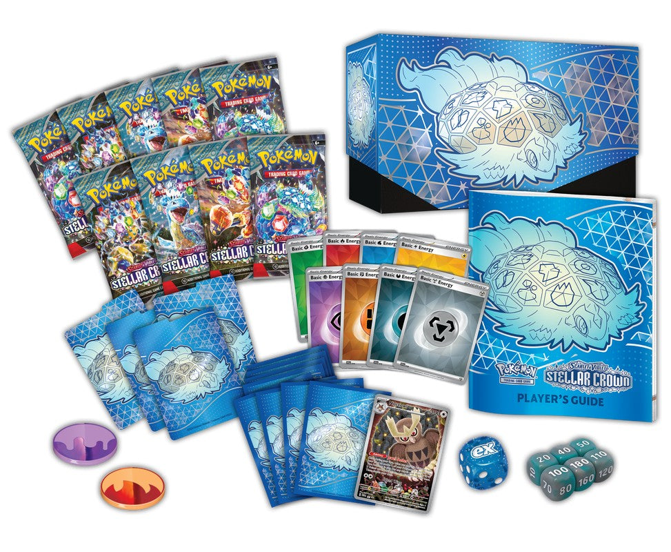 Pokemon TCG: Scarlet & Violet 7 - Stellar Crown ETB Elite Trainer Box TheGeekPeek Pokemon TCG: Scarlet & Violet 7 - Stellar Crown ETB Elite Trainer Box TheGeekPeek