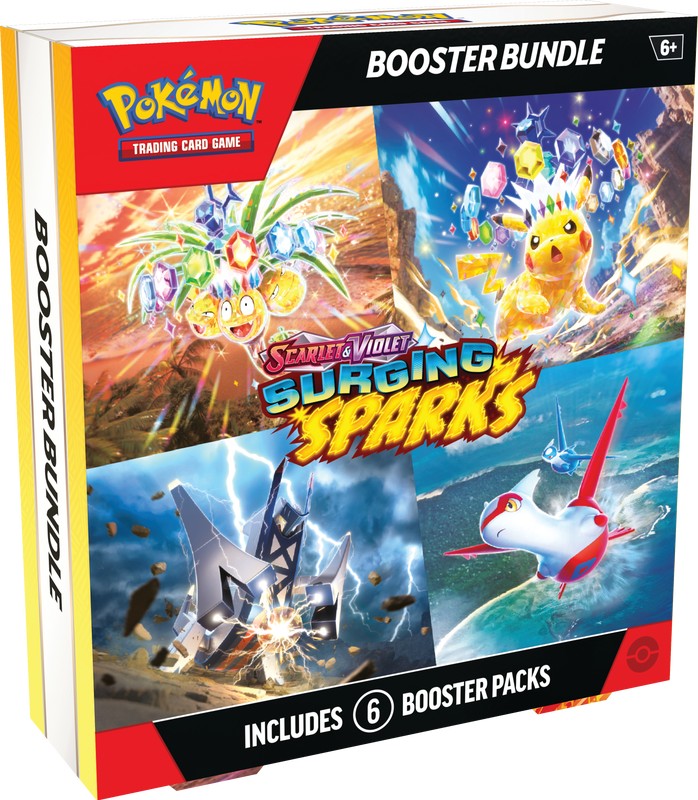 Pokemon TCG: Scarlet & Violet 8 - Surging Sparks Booster Bundle Box - Pre-Order Release 11/08/2024 Pokemon TCG: Scarlet & Violet 8 - Surging Sparks Booster Bundle Box - Pre-Order Release 11/08/2024
