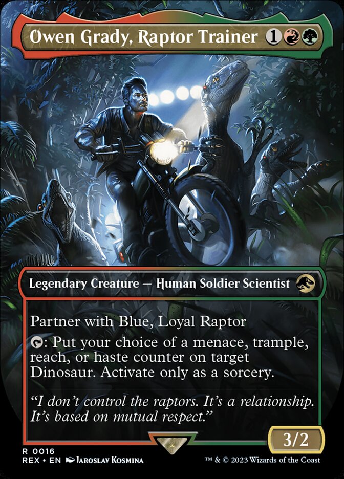 Owen Grady, Raptor Trainer (16) - Jurassic World Collection (REX)