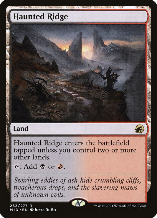Haunted Ridge (263) - Innistrad: Midnight Hunt (MID)
