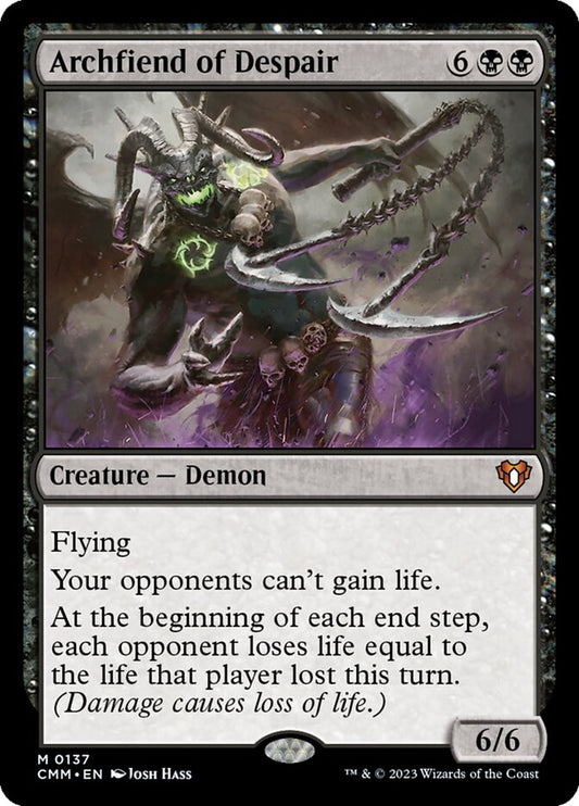 Archfiend of Despair (137) - Commander Masters (CMM)