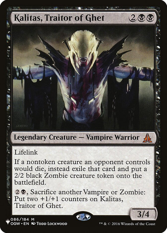 Kalitas, Traitor of Ghet (OGW-86) - The List (PLST)