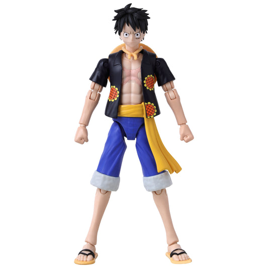 Anime Heroes One Piece Monkey D. Luffy Dressrosa Action Figure - 6.5-inch Tall