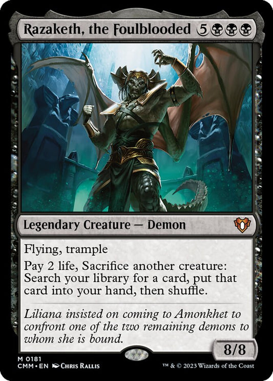 Razaketh, the Foulblooded (181) - Commander Masters (CMM)