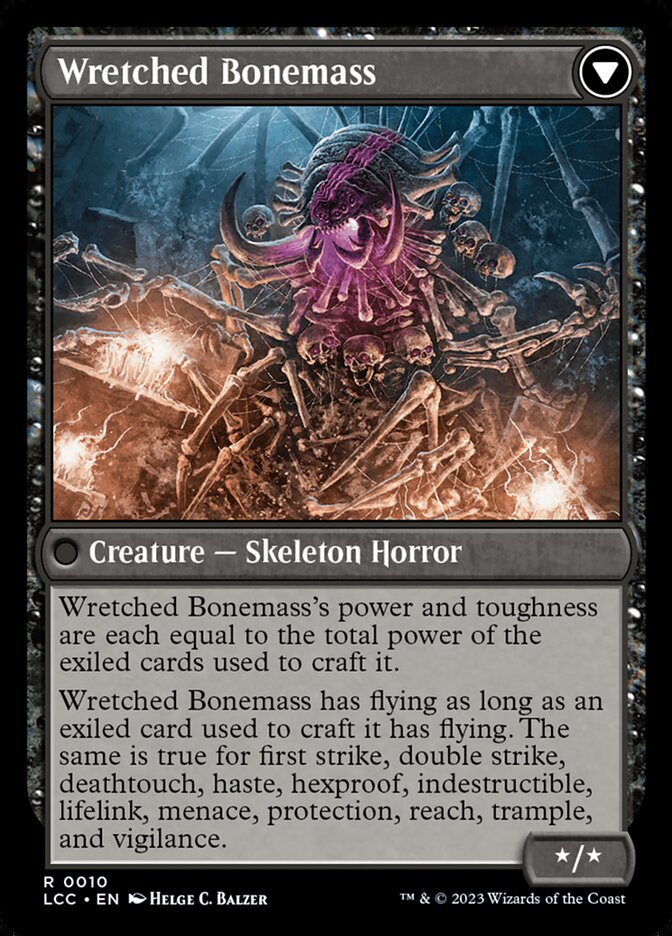 Altar of the Wretched // Wretched Bonemass (10) - The Lost Caverns of Ixalan Commander (LCC)