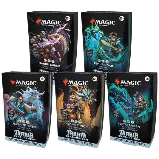 Magic: The Gathering - Tarkir Dragonstorm Commander Decks (5CT ASSORTMENT) - Pre-Order Releases on 04/11/2025