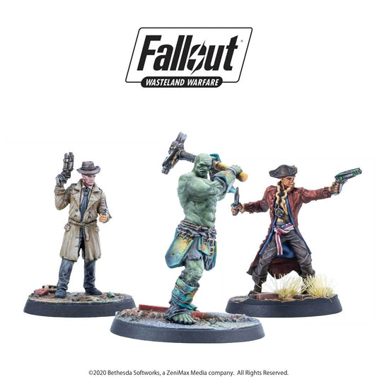 Fallout Wasteland Warfare: Survivors Unusual Allies: Roleplaying Resin Miniature Figures