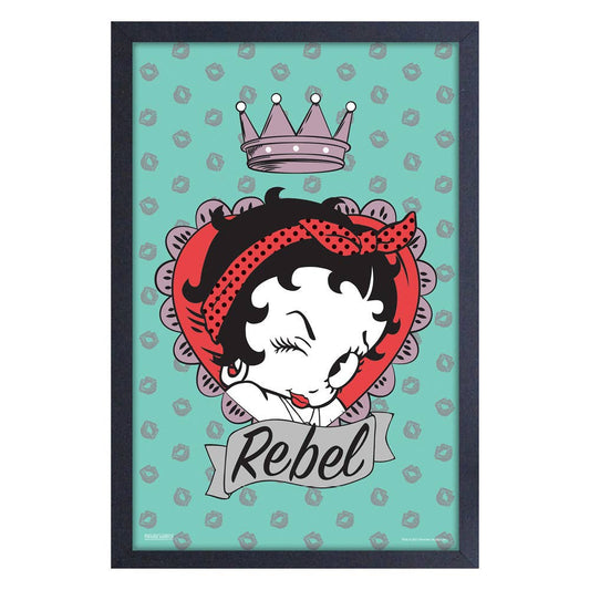 Betty Boop - Rebel 11" x 17" Framed Print Wall Art