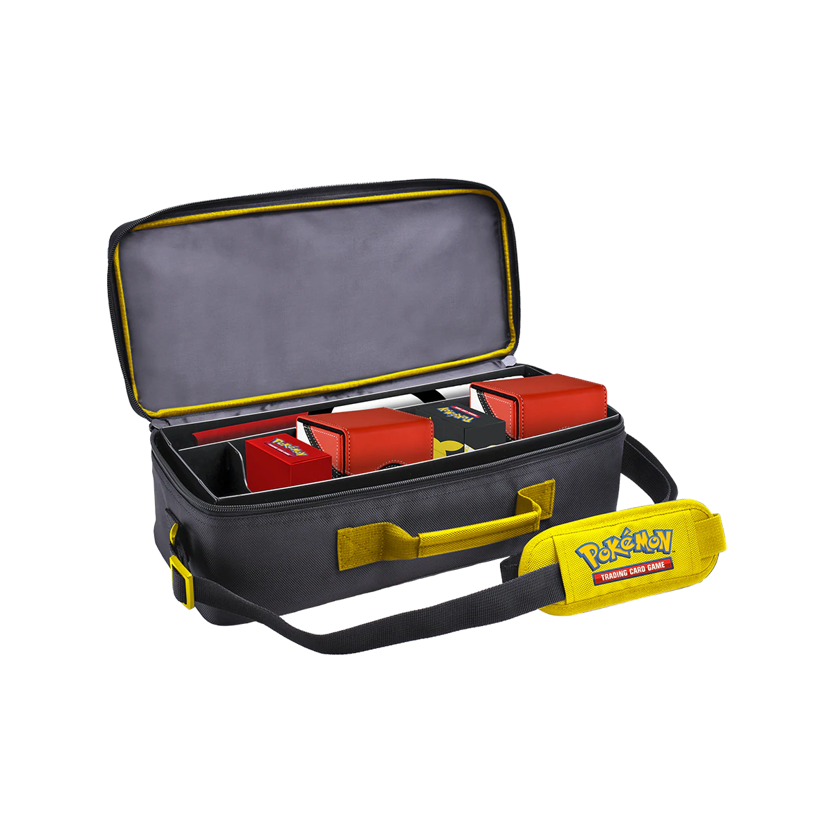 Ultra Pro Deluxe Gaming Trove: Yellow & Black Pikachu Design: CCG Storage Bag