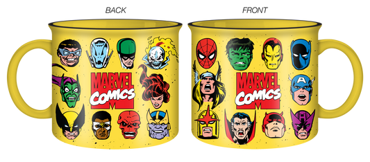 Marvel Comics Character 20oz Ceramic Camper Mug
