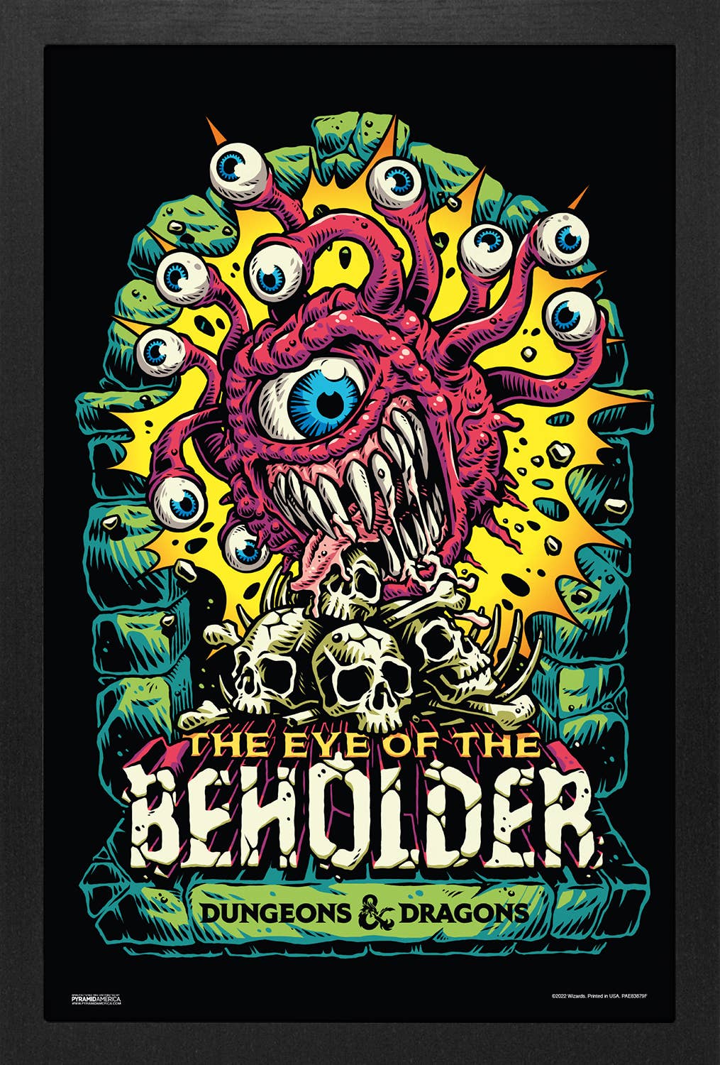 Dungeon & Dragons - Eye of the Beholder Framed Print 11" x 17" Wall Art Display Piece