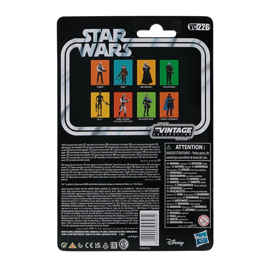Star Wars Vintage Collection: 3.75" Action Figures: Bo-Katan Kryze Rear Profile of Packaging