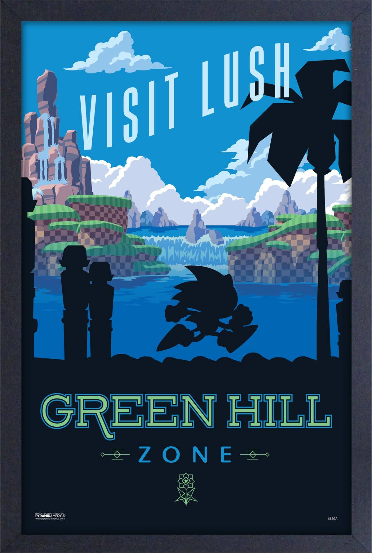 Sonic- Lush 11" x 17" Wall Art Display Piece