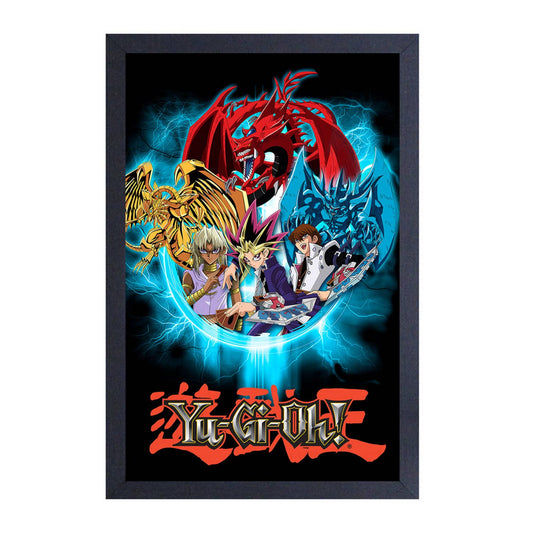 Yu-Gi-Oh S2 Group 11" x 17" Framed Print Wall Art