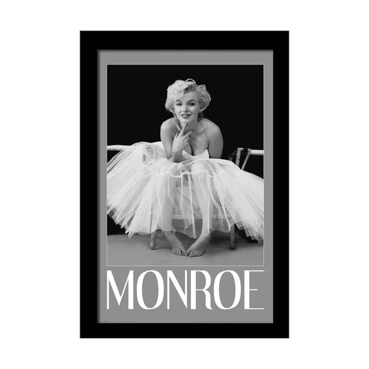 Marilyn Monroe - Ballerina Sil 11" x 17" Framed Print Wall Art