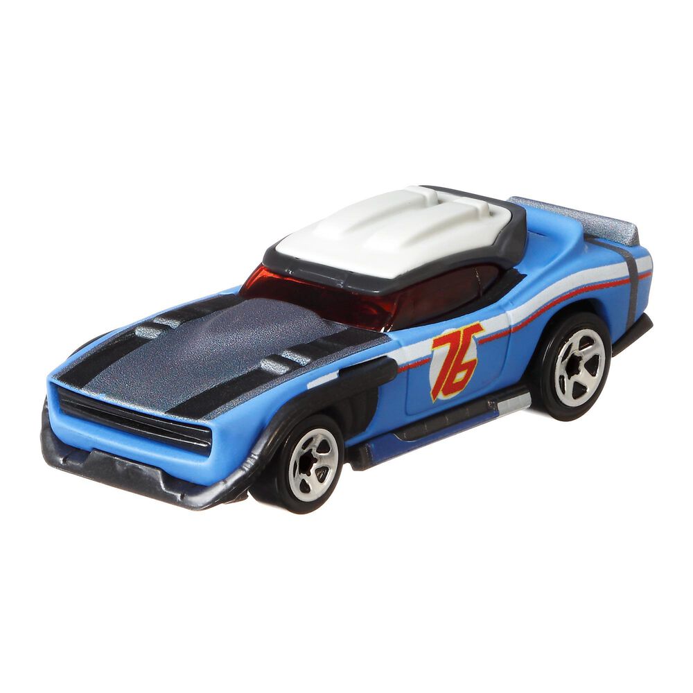 Hot Wheels Video Game Cars - Soldier 76 Overwatch Character - Blue & Black - 1:64 Scale