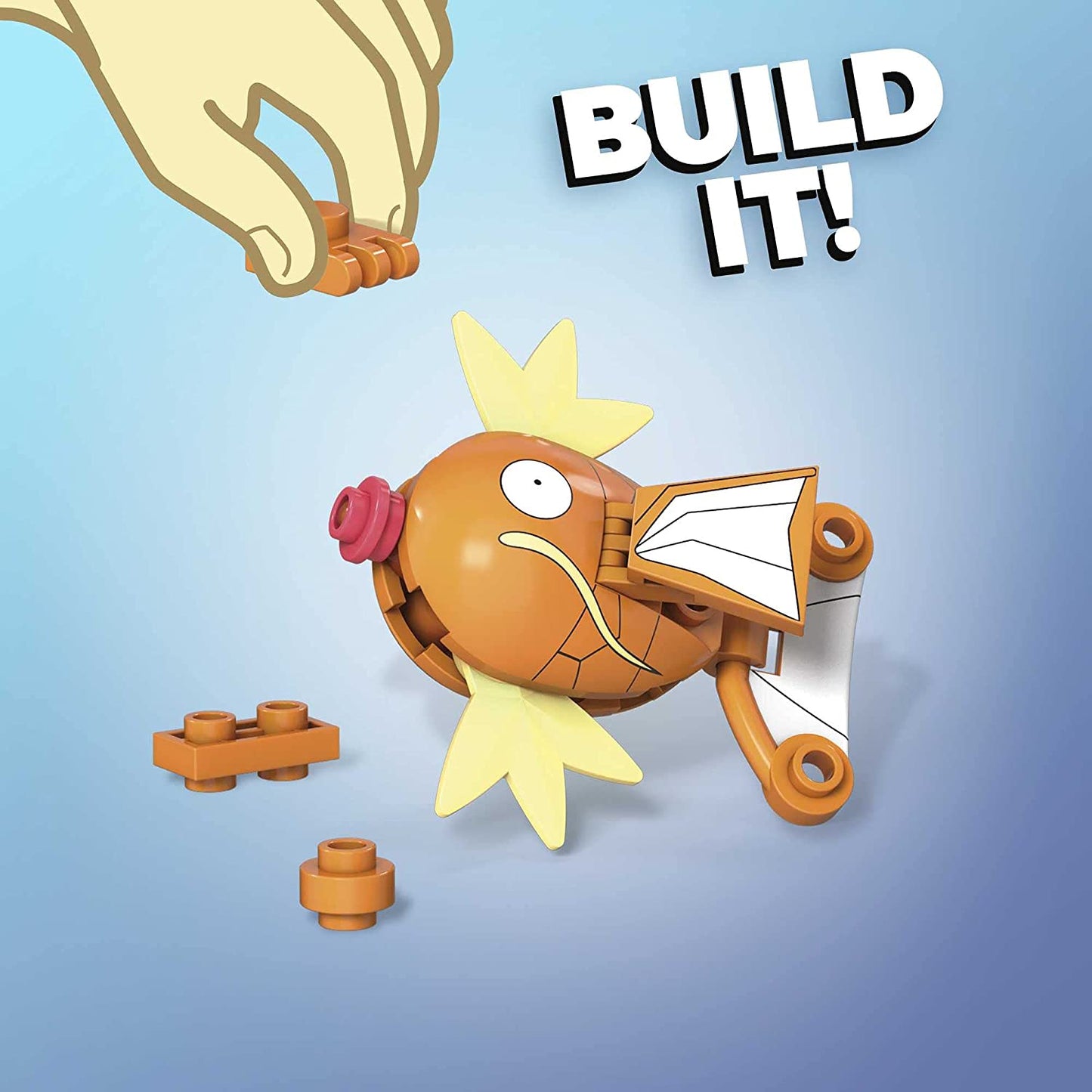 Pokemon Mega Construx: Magikarp: Evergreen Series Pokeball Figure: 20 pc.