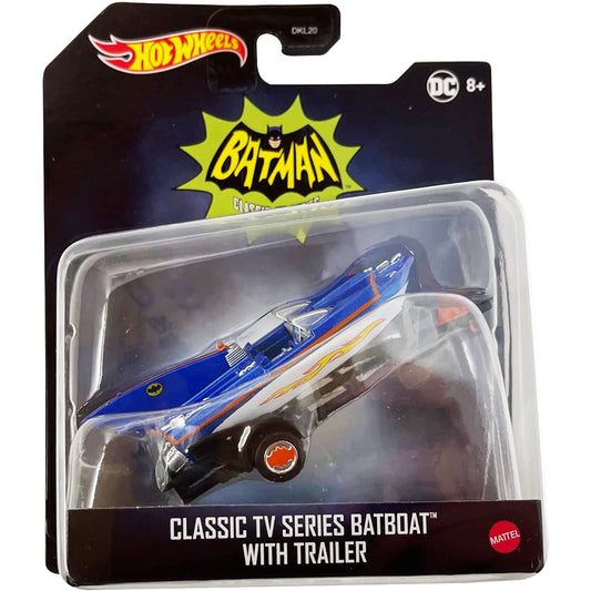 Hot Wheels Classic Batman TV Series: Classic Batboat: 1:50 Scale Diecast
