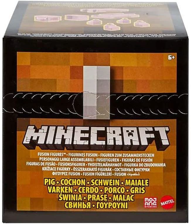 Minecraft Fusion Large Scale Figures: Buildable 5" Action Figure: Pig