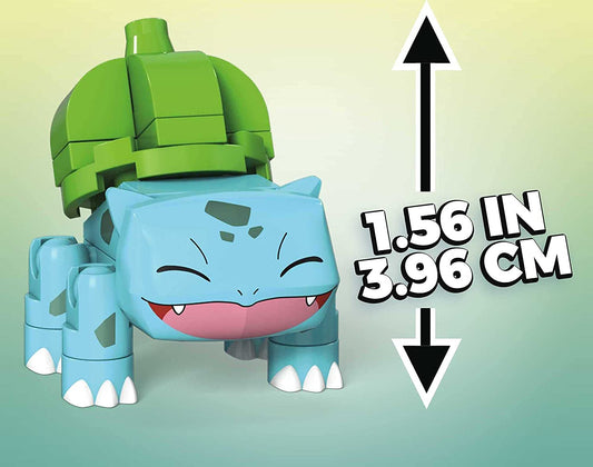 Pokemon Mega Construx: Bulbasaur: Evergreen Series Pokeball Figure: 30 pc.