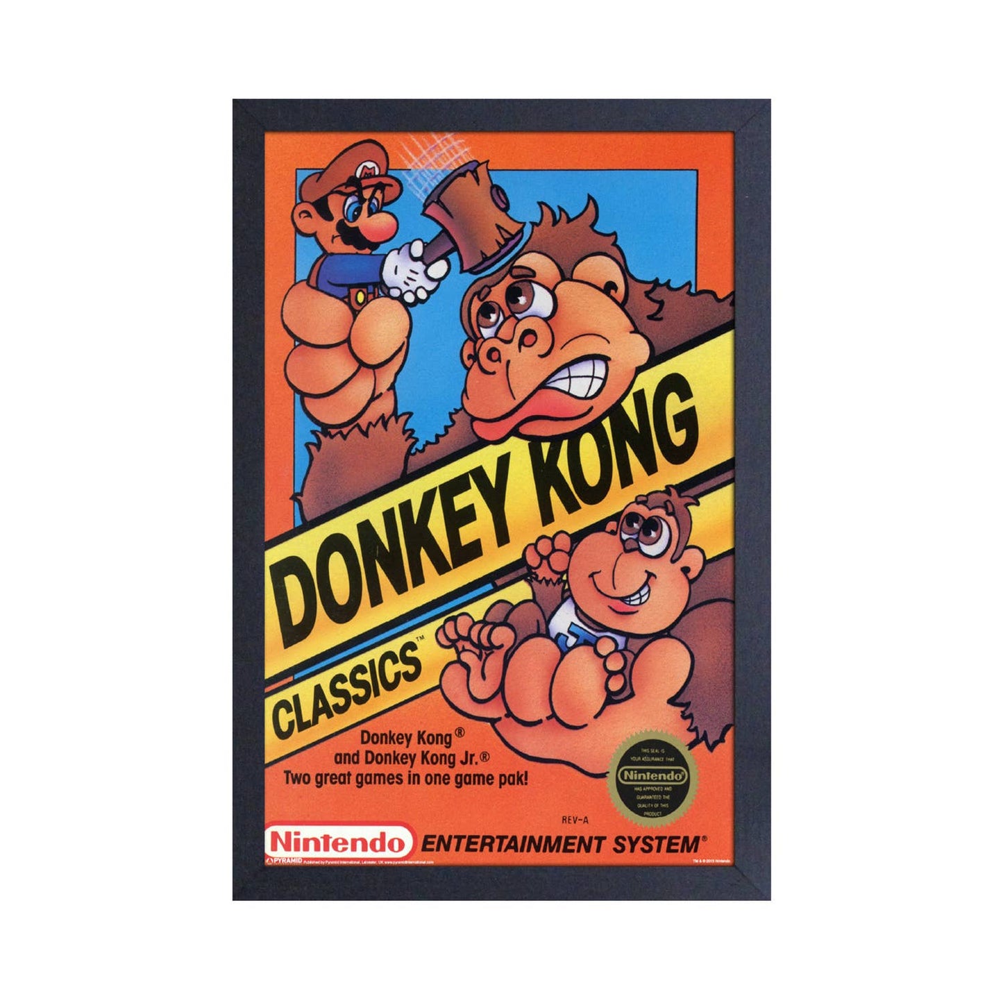 Donkey Kong Classics 11" x 17" Framed Print Wall Art