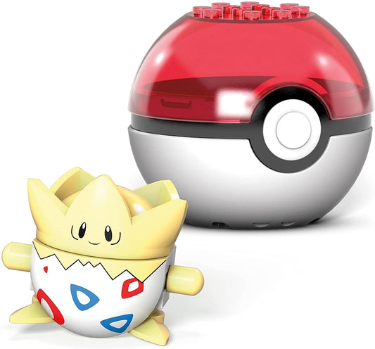 Pokemon Mega Construx: Togepi: Evergreen Series Pokeball Figure: 21 pc.