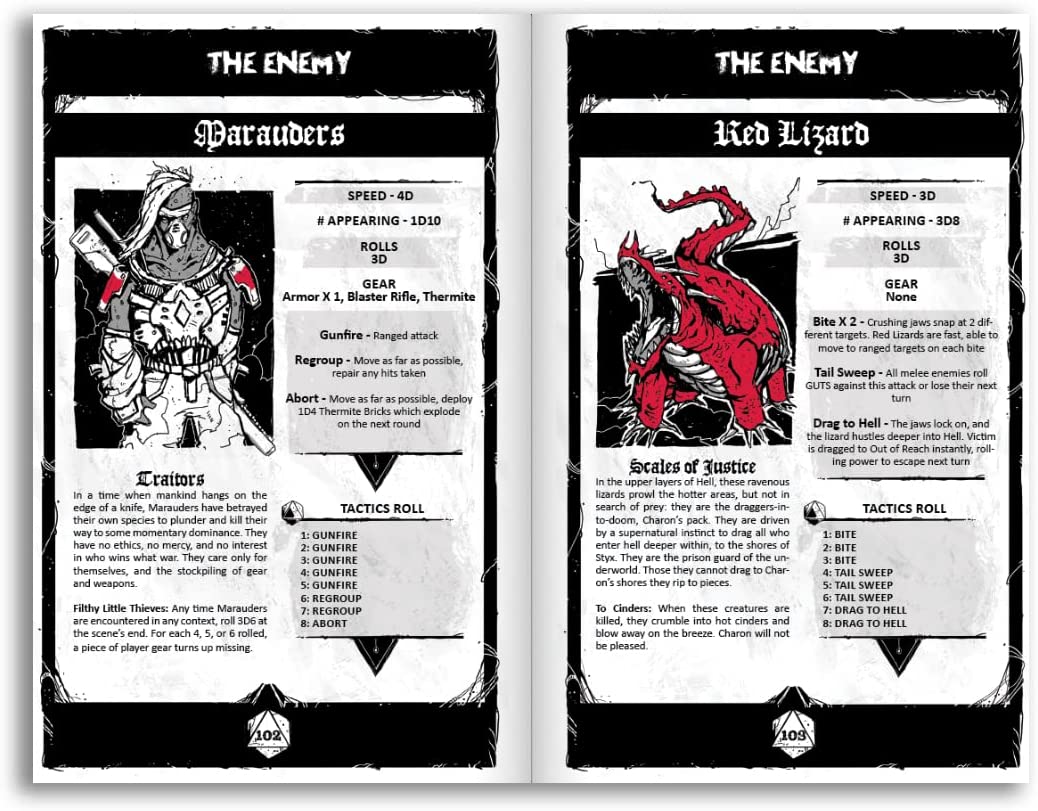 Viking Death Squad: Role Playing RPG Art & Guide Book