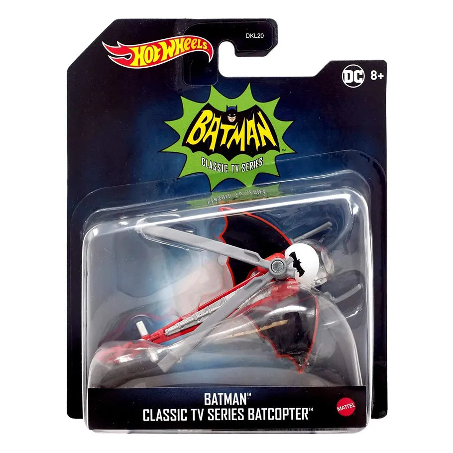 Hotwheels Batman Series 1:50 Diecast Batcopter from the Classic TV Series